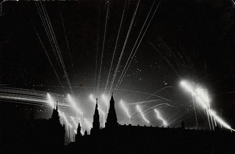 Moscova, 1942, raidul germanilor | Foto: Margaret Bourke-White