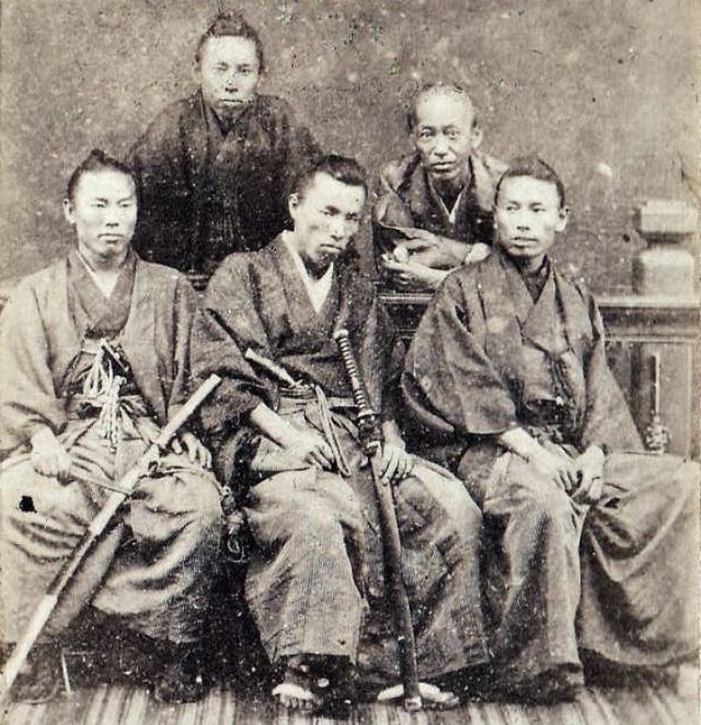 Samurai; Imagine realizată între 1863 – 1900; Sursa: Vintage Everyday