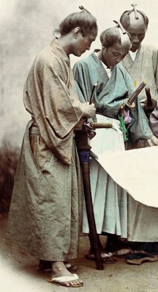 Samurai; Imagine realizată între 1863 – 1900; Sursa: Vintage Everyday