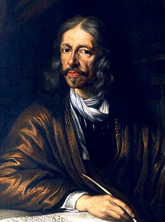 Johannes Hevelius (Jan Heweliusz), portret în ulei de Daniel Schultz