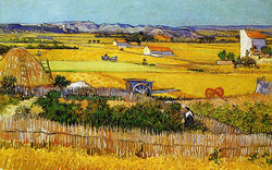 La Moisson (Recolta), Arles, iunie 1888; Artist: Vincent van Gogh| Sursa: Fondation Vincent van Gogh Arles