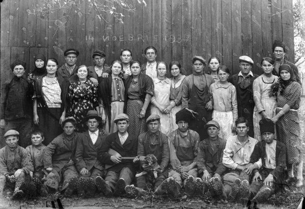 Grup, 14 noiembrie 1937 | Fotografie: Costică Acsinte