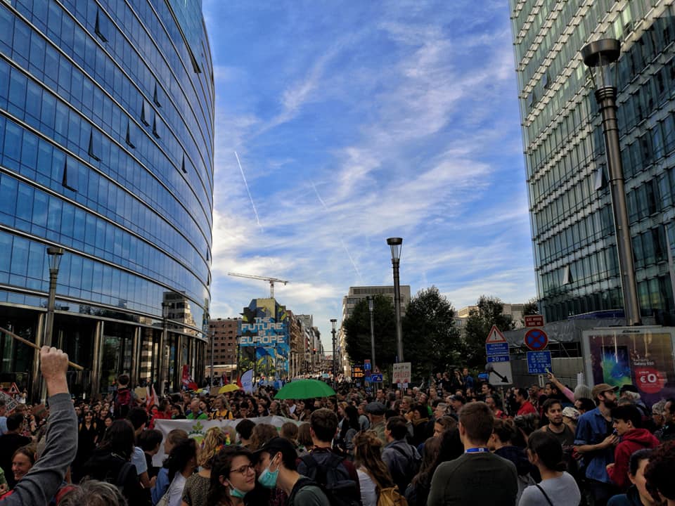 Protestul din Bruxelles. Foto: Ioana Tache/ Clean2Go