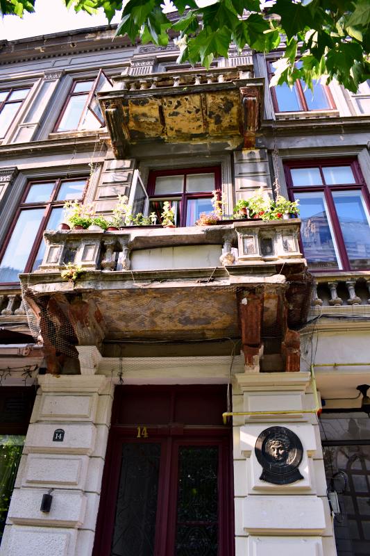 Casa din București, acum pe strada Franceză, unde s-a născut Iulia Hasdeu | Credit foto: Mira Kaliani
