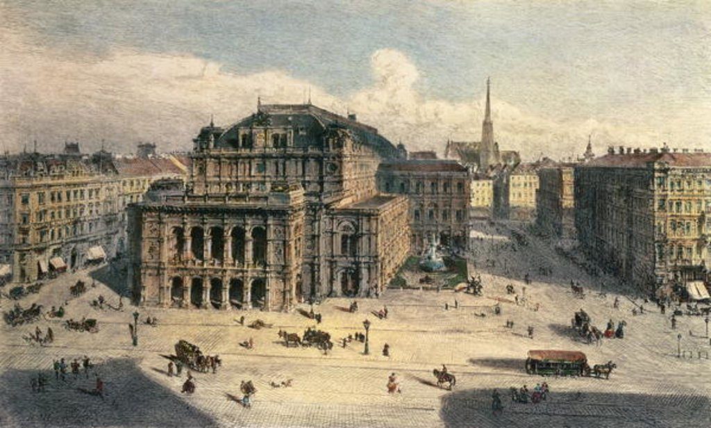 Viena, Austria, circa 1869, anul în care Mihai Eminescu a ajuns acolo pentru studii în filosofie | Artist: Rudolf von Alt | Sursa: MagnoliaBox