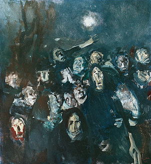 Spaima – Cutremur, 1977; Artist: Corneliu Baba | Sursa foto: corneliu-baba.org
