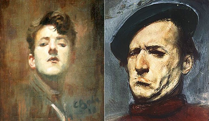 Autoportrete – 1932, 1951; Artist: Corneliu Baba | Sursa foto: corneliu-baba.org
