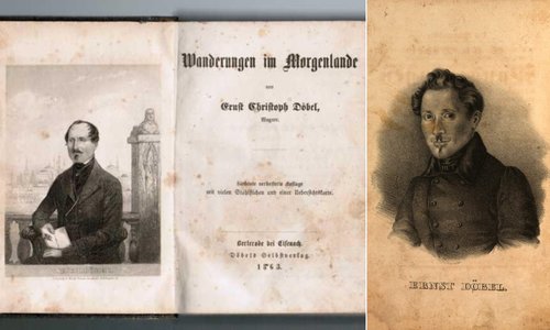 Ernst Christoph Döbel | Coperta lucrării lui Wanderungen in Morgenlande