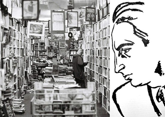 Foto dreapta: futureprimitive/Pixabay | Stânga: G. Călinescu, desen de pictorul Șt. Dumitrescu
