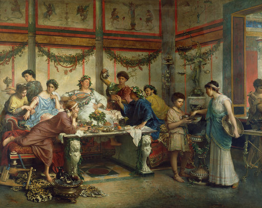 Un festin roman, Roberto Bompiani | Art in Empire