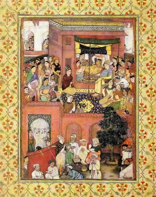 Nașterea prințului, lucrare atribuită lui Bishan Das, India, perioada mogulă, circa 1620 | Sursa: Memoriile lui Jahangir