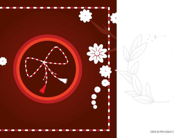 șorul. Pe funia anului se strâng zilele și se împletesc în două anotimpuri, iarnă și vară, simbolizate în mod obișnuit de cele două fire colorate, alb și roșu.