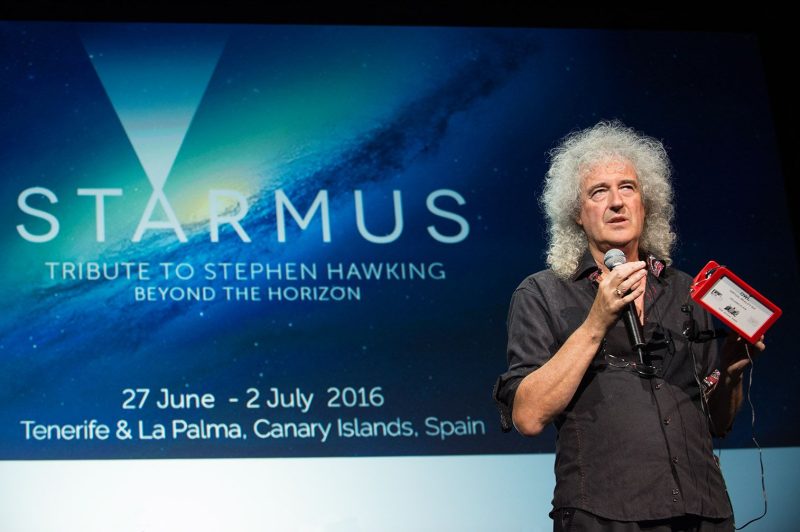 Brian May, la Starmus. Foto: Starmus